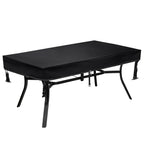 Outdoor Patio Table Cover Rectangle, Waterproof Outdoor Patio Furniture Cover For Tables 85X40X6 Inch