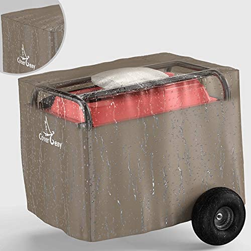 Cover Geny Top Double Fabric, Raised Design Waterproof Generator Cover Heavy Duty Weather/Uv Resistant Portable Generator Covers