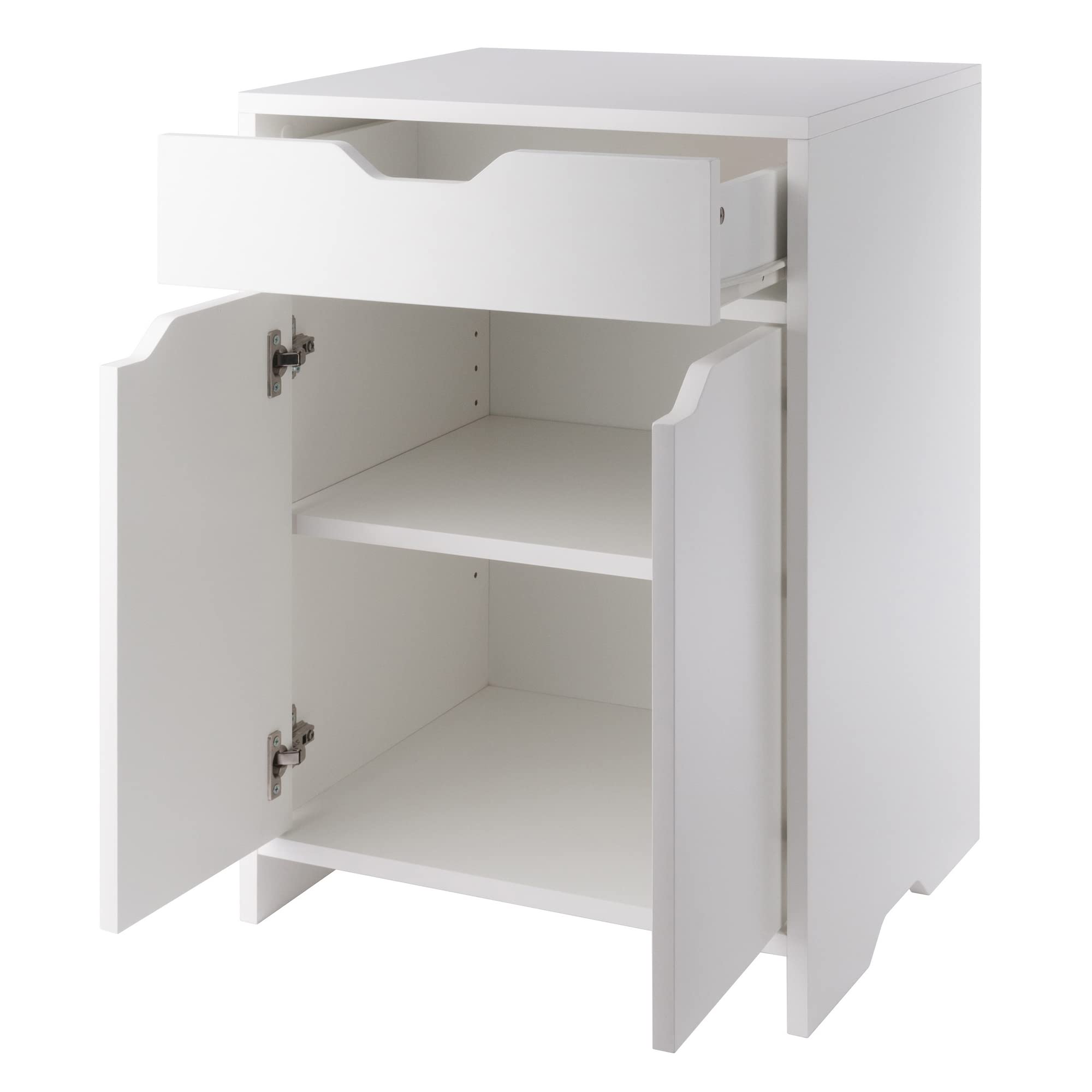 Winsome Nova 1-Drawer Storage Cabinet, White