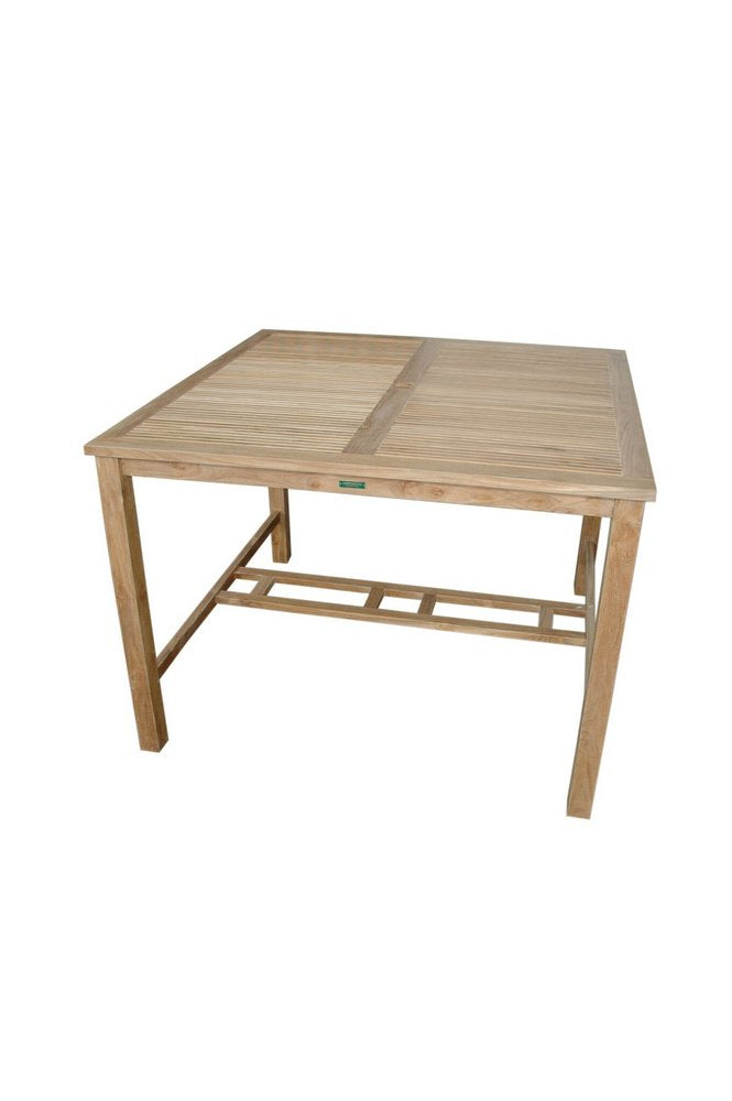 Windsor Natural Finish Smooth Well Sanded Bar Table by Anderson Teak