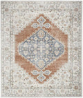 HomeRoots 521713 9 x 12 ft. Oriental Power Loom Distressed Rectangle Area Rug Gray