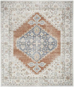 HomeRoots 521713 9 x 12 ft. Oriental Power Loom Distressed Rectangle Area Rug Gray