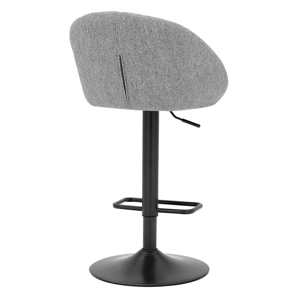 New Pacific Direct Watson 34&quot; Fabric Gaslift Bar Stool in Strata Gray