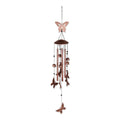 Summerfield Terrace 10018222 Sunshine Megastore Fluttering Butterflies Wind Chimes, White