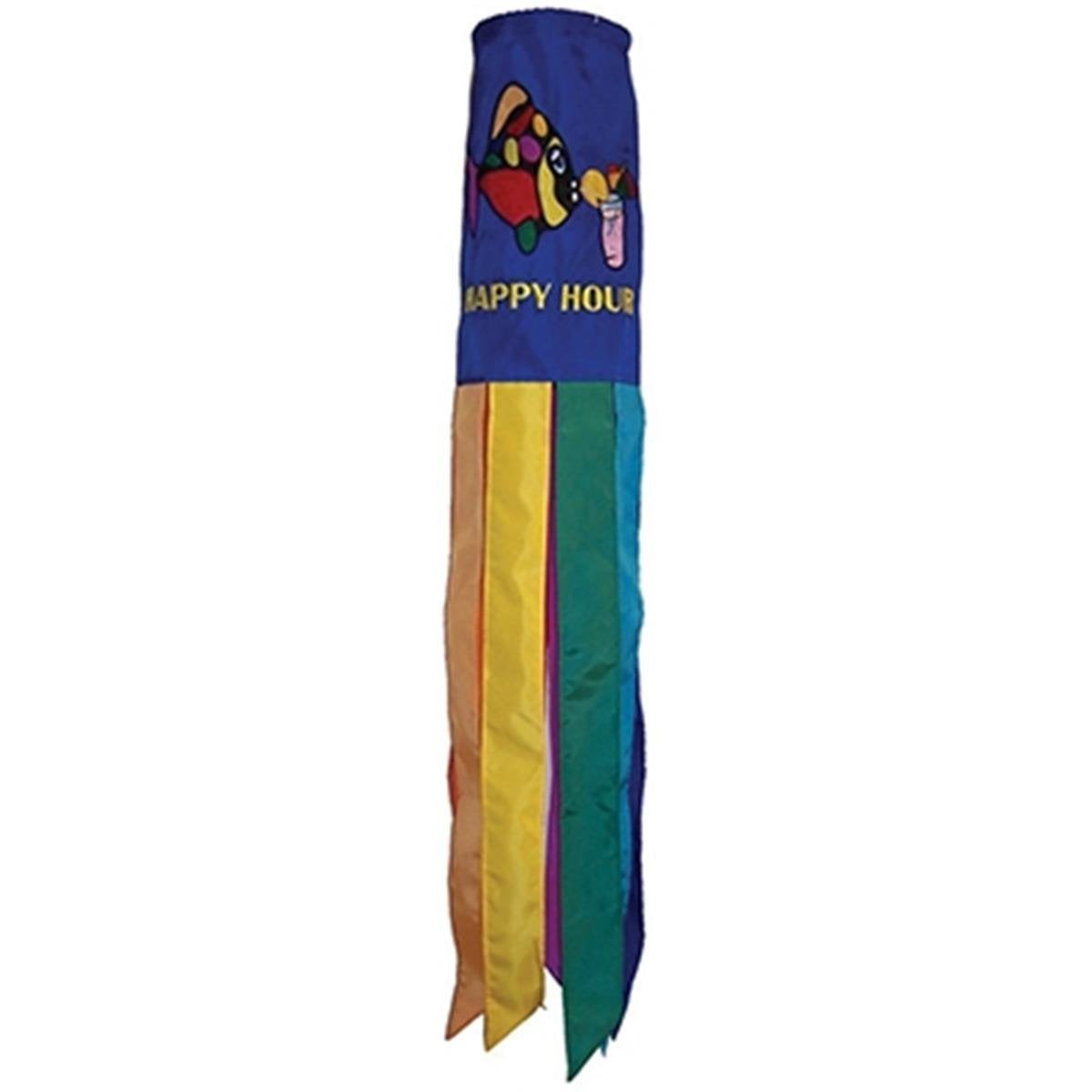 In The Breeze Happy Hour Fish Windsock, 40-Inch