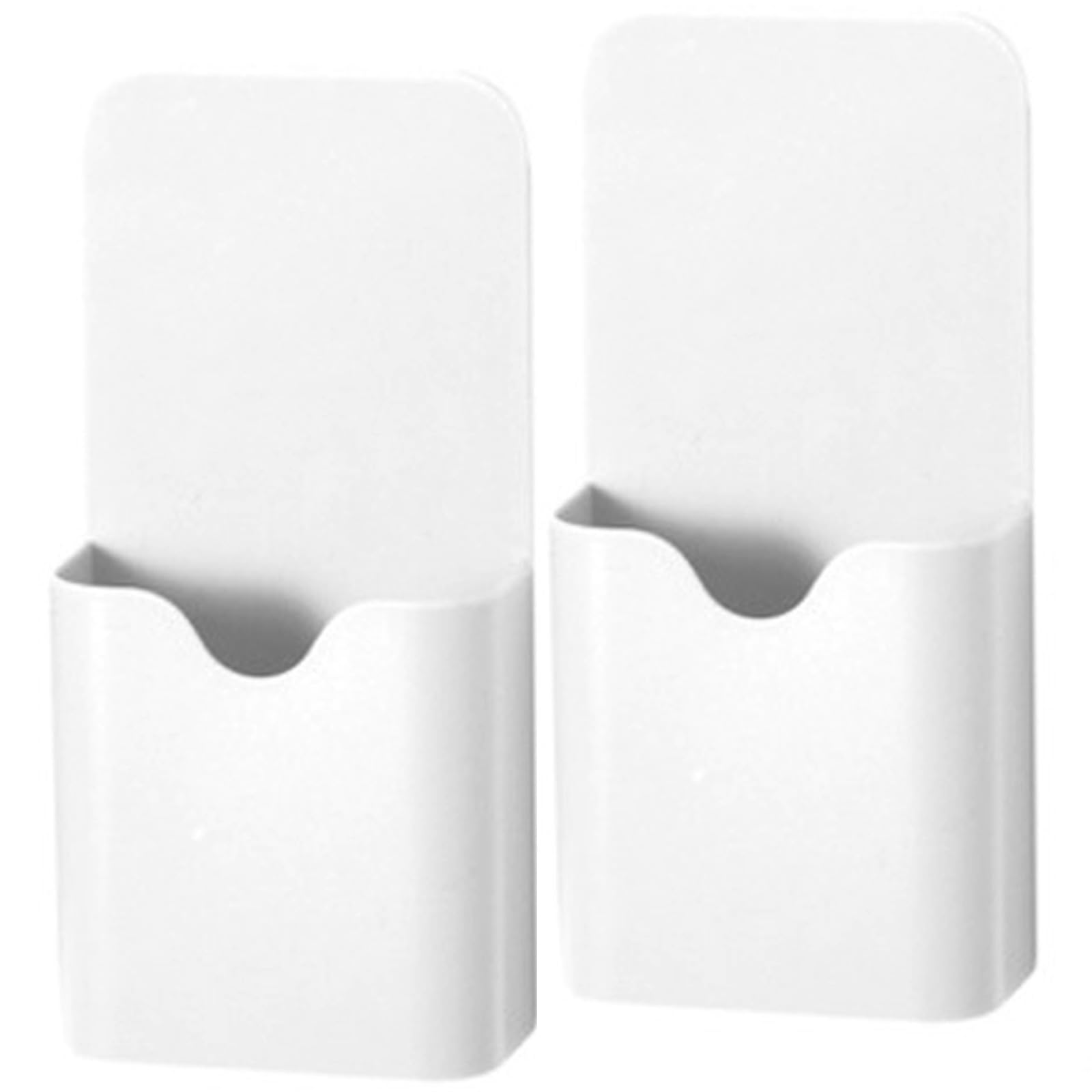 2Pcs Magnetic Pen Marker Holders, Magnet Pencil Cup Storage Organizer For Classroom Office Home Locker And Refrigerator Whiteboa