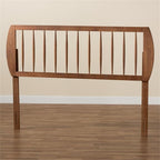 Baxton Studio Norman Modern and Contemporary Transitional Ash Walnut Finished Wood Full Size Headboard