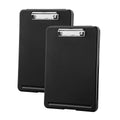 Zczn Plastic A4 Form Storage Box Case, Black Clipboard Case, Suitable For School, Utility, Industrial Office, Medical Personnel,