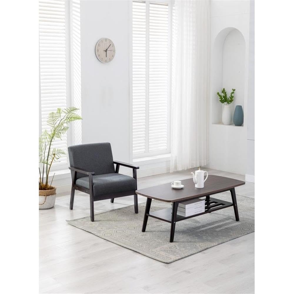 Lilola Home Bahamas Espresso Coffee Table and Chair Set