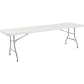 National Public Seating Plastic Folding Table - 30in.W x 96in.L, Model Number BT3096
