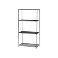 Safco Products Industrial Wire Shelving Starter Unit 36W x 18D x 72H (Add-On Unit and Extra Shelf Pack sold separately), Black