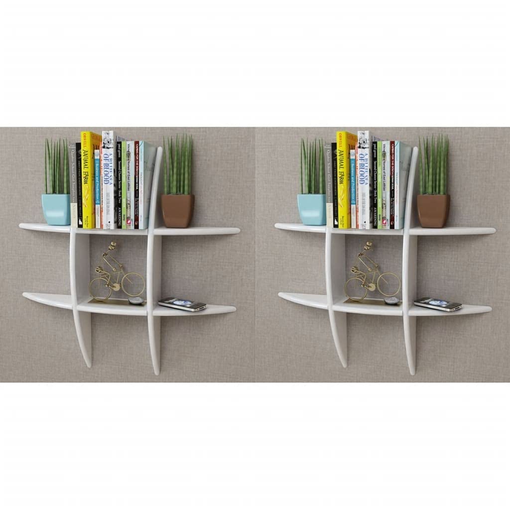 vidaXL 2X Wall Shelves - Thumbnail 4