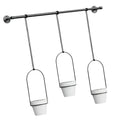 Atorse Hanging Wall Planters Simple Design Garden Decor For Balconies Yard Greenery Black|Home & Garden|Yard, Garden & Outdoor L