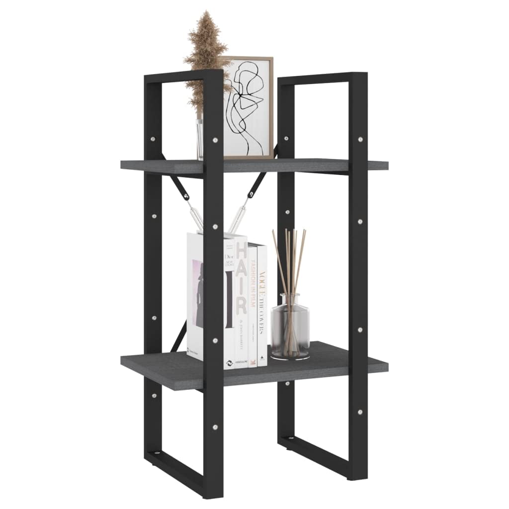 Libreria a 2 Ripiani Grigia