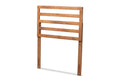 Baxton Studio Akemi Walnut Finished Wood Twin Size Headboard