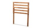 Baxton Studio Akemi Walnut Finished Wood Twin Size Headboard