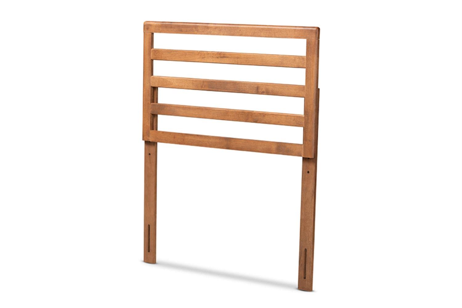 Baxton Studio Akemi Walnut Finished Wood Twin Size Headboard