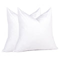 Puredown Natural Goose Feather Throw Pillow Inserts 20 X 20 (Set Of 2, White), D  Cor Pillow For Couch, Chairs, Office, Apartmen