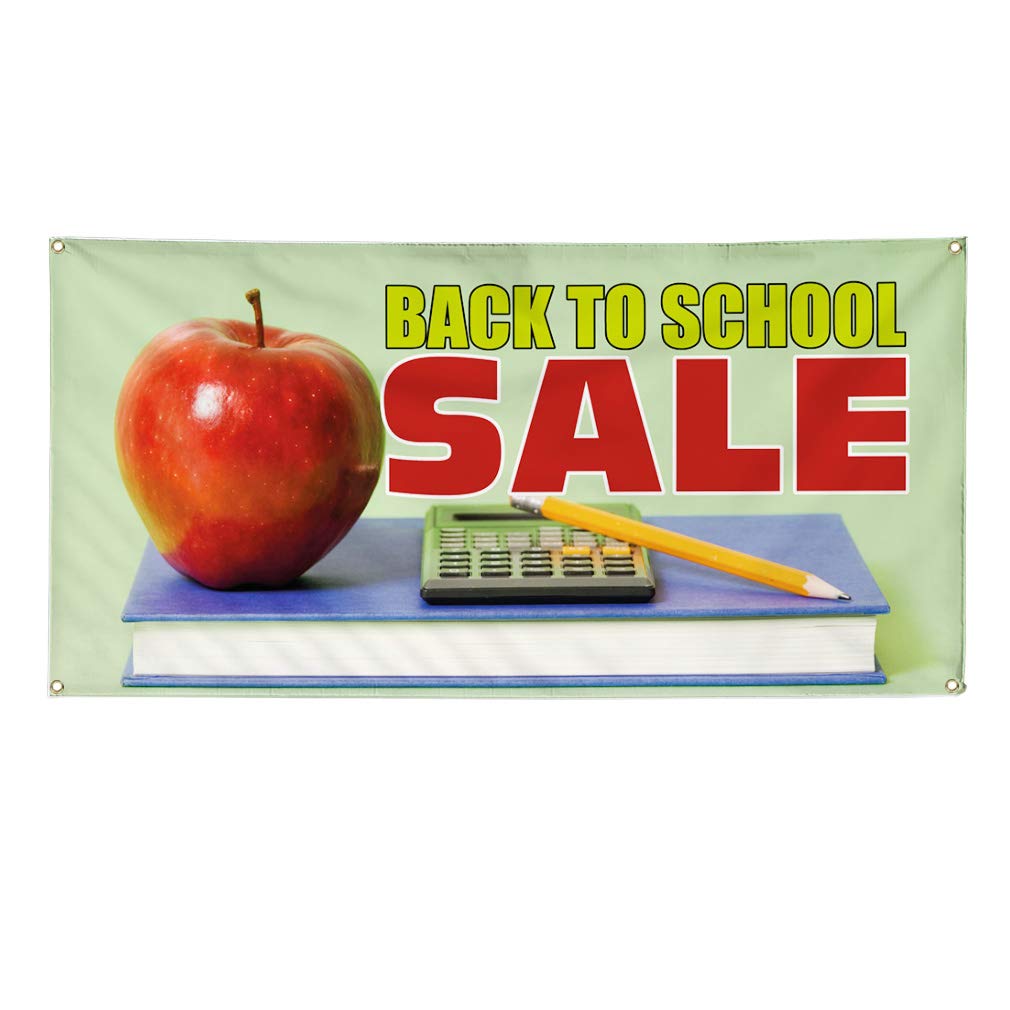 Vinyl Banner Multiple Sizes Back To School Sale A Advertising Printing Lifestyle Outdoor Weatherproof Industrial Yard Signs 4 Gr