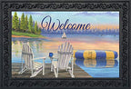 Briarwood Lane Waterfront Retreat Nautical Doormat Summer Welcome Indoor Outdoor 30' X 18'
