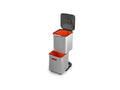 Joseph Joseph Totem Compact 40 liter/10.5 Gallon Waste Separation and Recycling Kitchen Trash Can with odor filter and removable