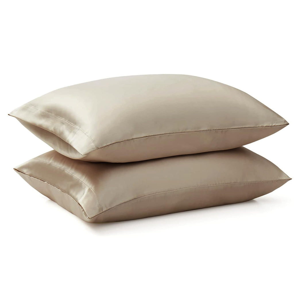 Ersmak Satin Pillowcase Queen Set of 2, 20'' x 30'' Ultra Soft & Silky Satin Pillow Cases for Hair and Skin, Wrinkle Fade Resist