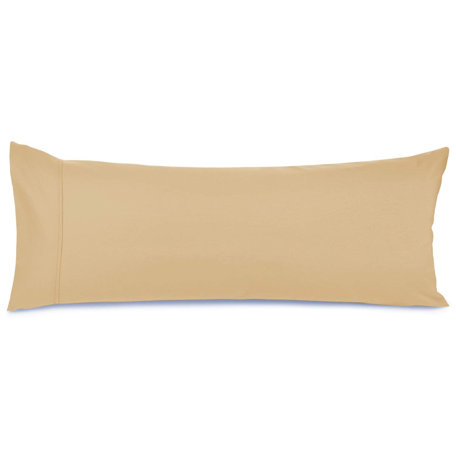 Nestl Body Pillow Cover - Soft Body Pillow Pillowcase - Lightweight Camel Pillowcase - Microfiber Body Pillow Case Cover - 20X54
