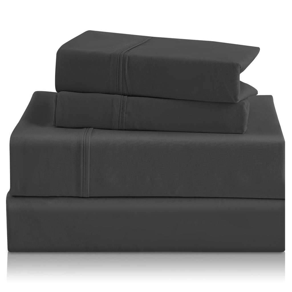 Cozysmile Holtel Luxury Twin Size Sheet Set - 3 Piece Soft Microfiber Sheets For Twin Size Bed, 16'' Deep Pocket Easy Care Wrink