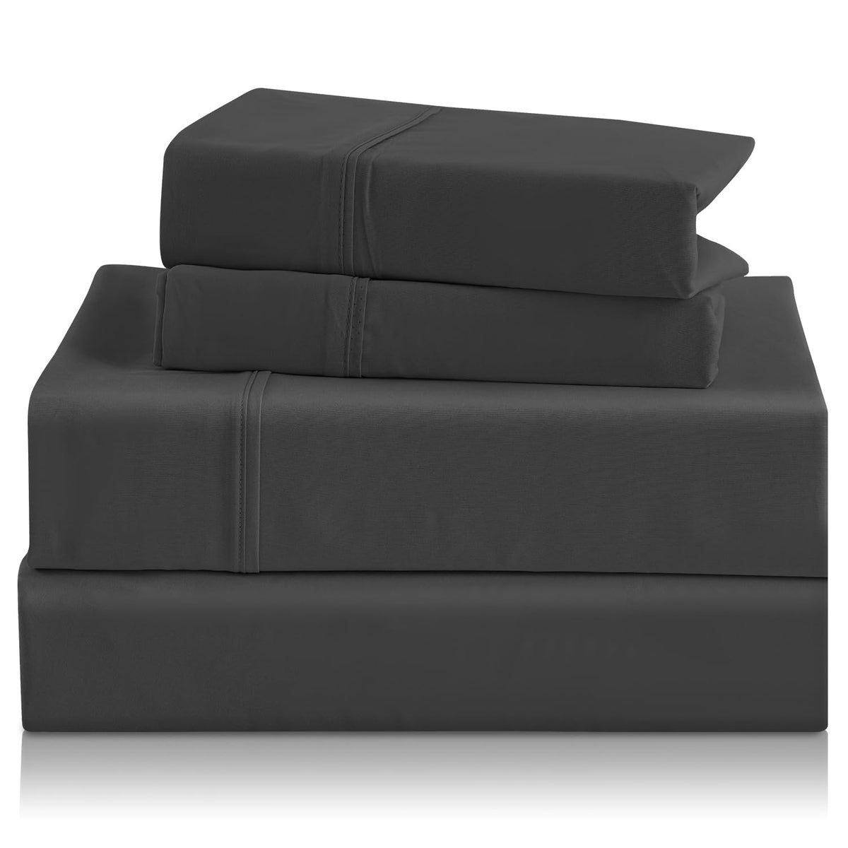 Cozysmile Holtel Luxury Twin Size Sheet Set - 3 Piece Soft Microfiber Sheets For Twin Size Bed, 16'' Deep Pocket Easy Care Wrink