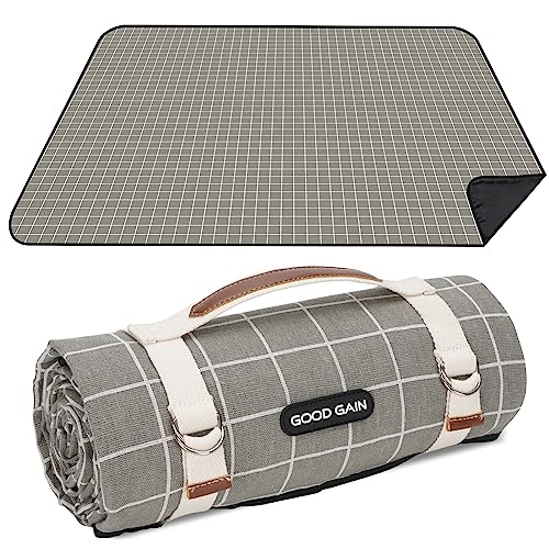 Picnic Outdoor Blankets Waterproof Extra Large - Beach Mat Sand Free Foldable With Carry Strap  Portable Camping Blanket  Park B