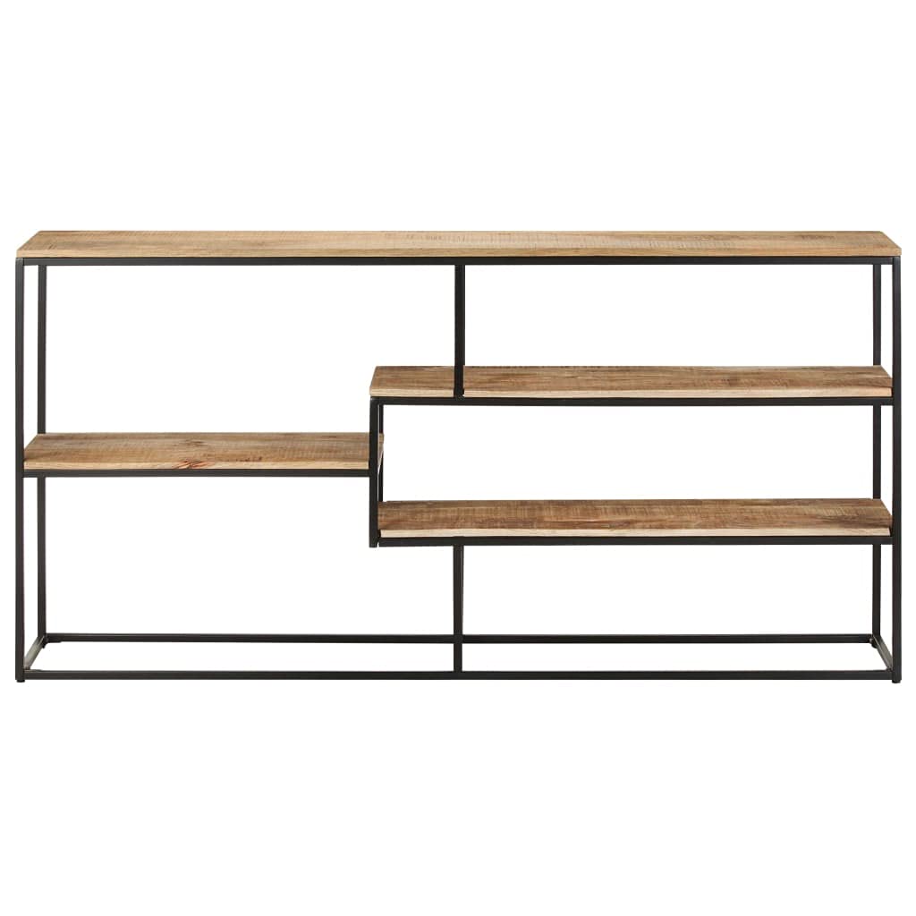 vidaXL Sideboard 59.1"x11.8"x29.5" Rough Mango Wood