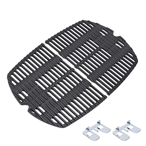Qulimetal 7645 Cooking Grates For Weber Q200, Q2000, Q220, Q2200, Q240, Q260, Q2400 Gas Grills, 396000, 396001, 53060001, Replac