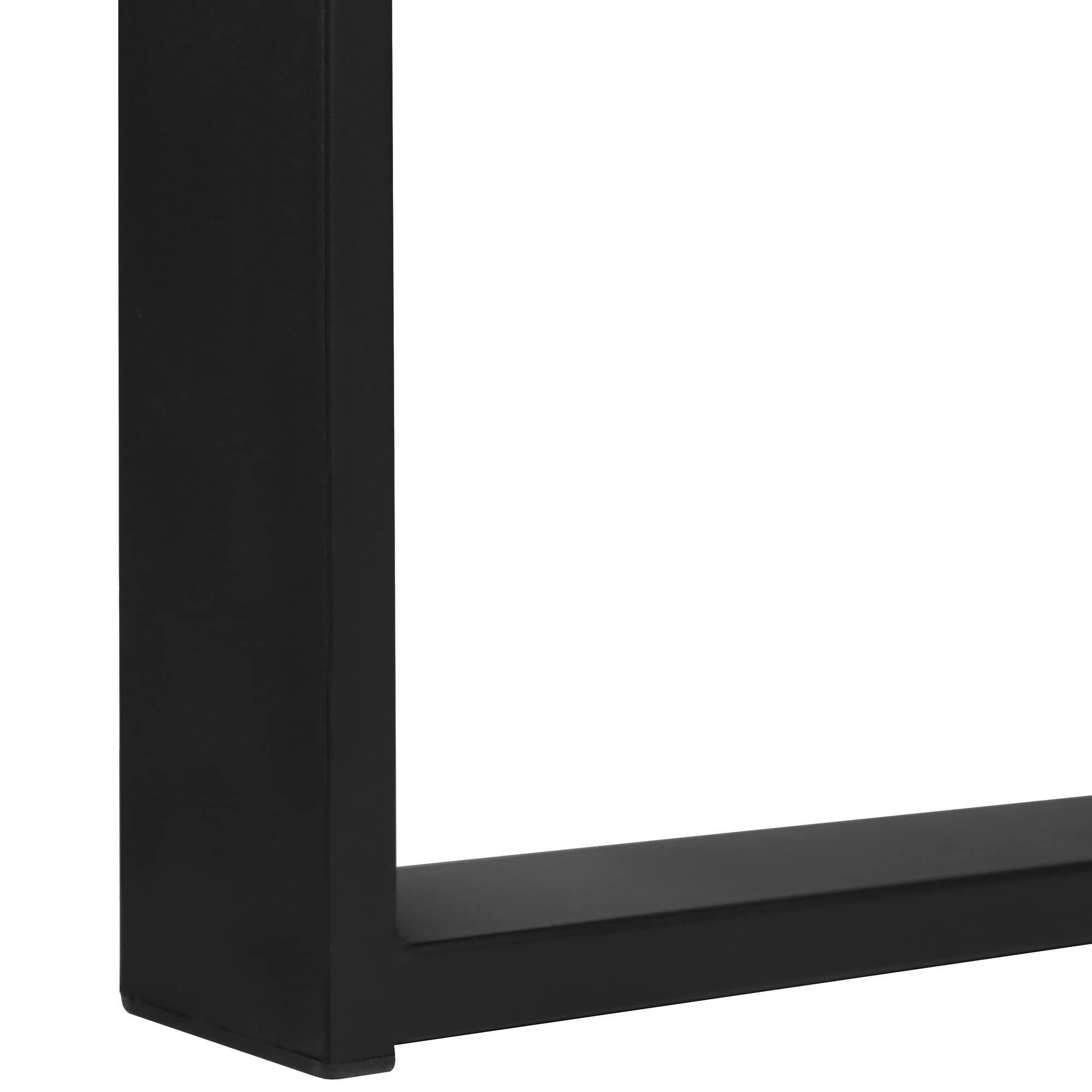 Monarch Specialties 7711 Computer Desk, Home Office, Corner, Storage Drawers, Shape, Work, Laptop, Metal, Laminate, Walnut, Black, Contemporary Desk-72 L Executive, 72&quot; L x 60&quot; W x 31.25&quot; H