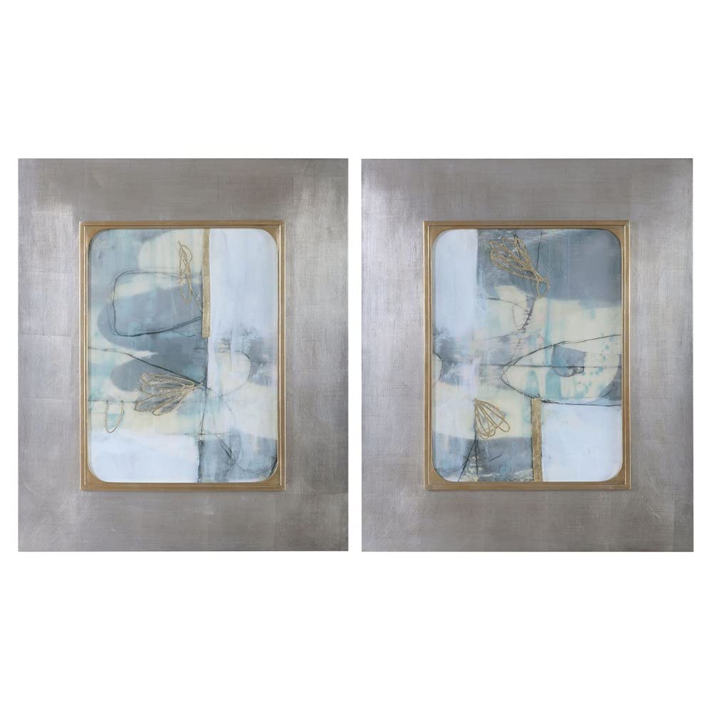 Uttermost Gilded Whimsy 36 1/2 H 2-Piece Framed Wall Art Set