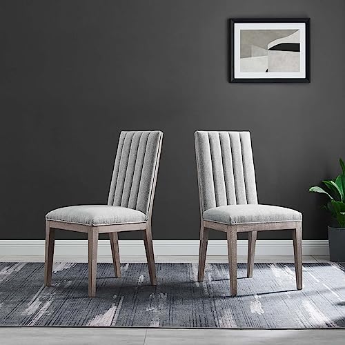 Modway Maisonette Dining-Chairs, Light Gray