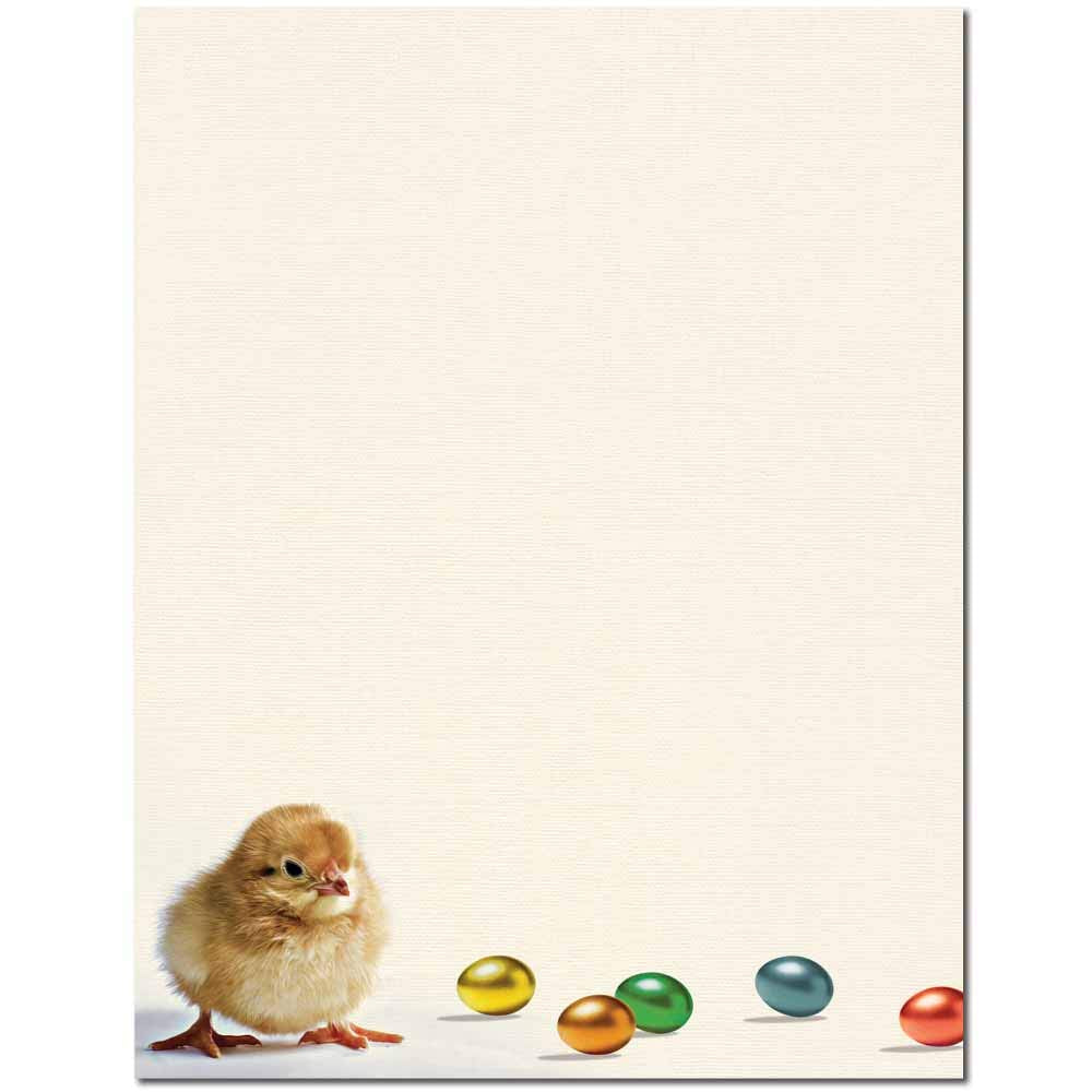 Easter Chick Letterhead Laser & Inkjet Printer Paper (100 Pack)