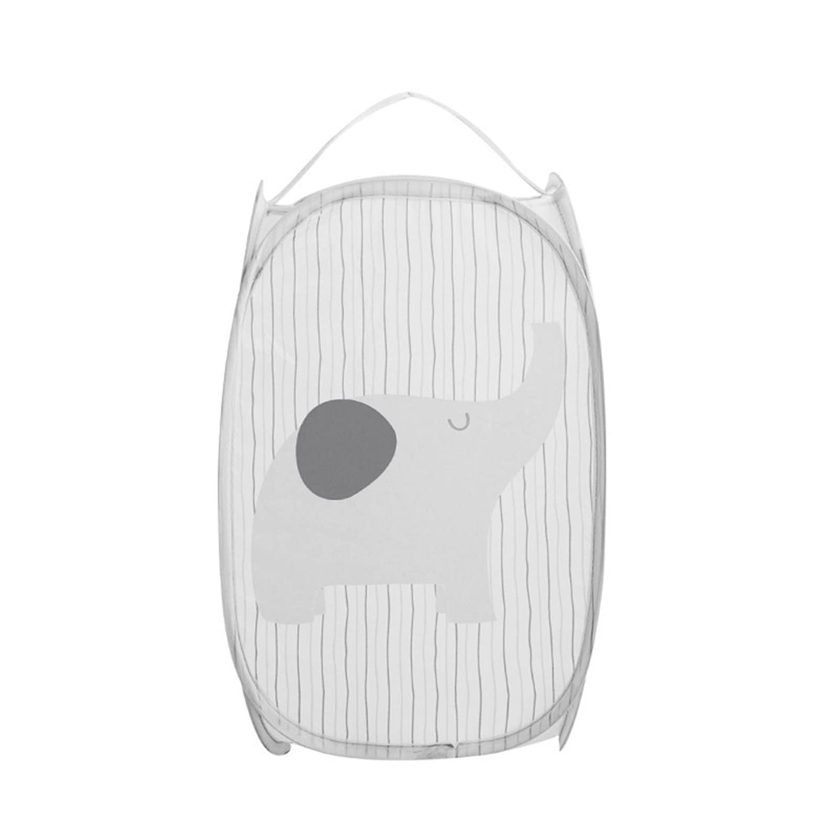 ZAPORA Laundry Basket Foldable Dirty Clothes Basket Mesh Laundry Basket Toy Home Storage Bag (Color : Pink)