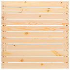 vidaXL Solid Pinewood Patio Footstool - Outdoor/Indoor Footrest in Scandinavian Style for Living Room, Lounge or Garden