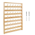NW Wooden Thread Holder Sewing and Embroidery Thread Rack and Organizer Thread Rack for Sewing with Hanging Hooks for Wall(48-Sp