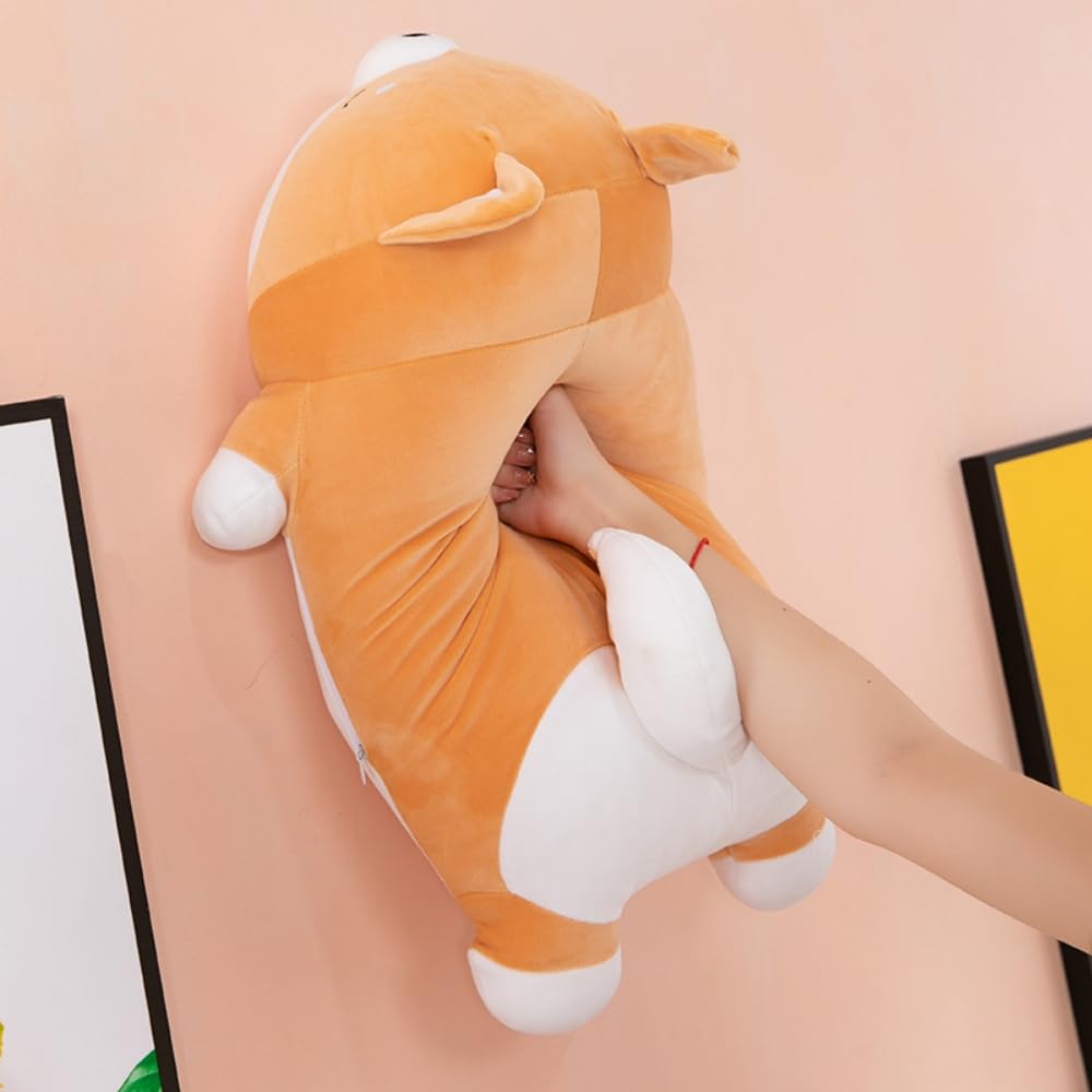Miaohaha Plush Shiba Inu Toy Pillow Stuffed Animal Dog Akita Plush Pillow Toy Hugging Pillow For Kids And Girls(35Cm/13.7In)