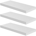 JPND Floating Shelf, Set of 3 Wall Shelf, 36 in W x 12.75 in D x 2 in H Wooden Floating Wall Shelf with Invisible Brackets for L
