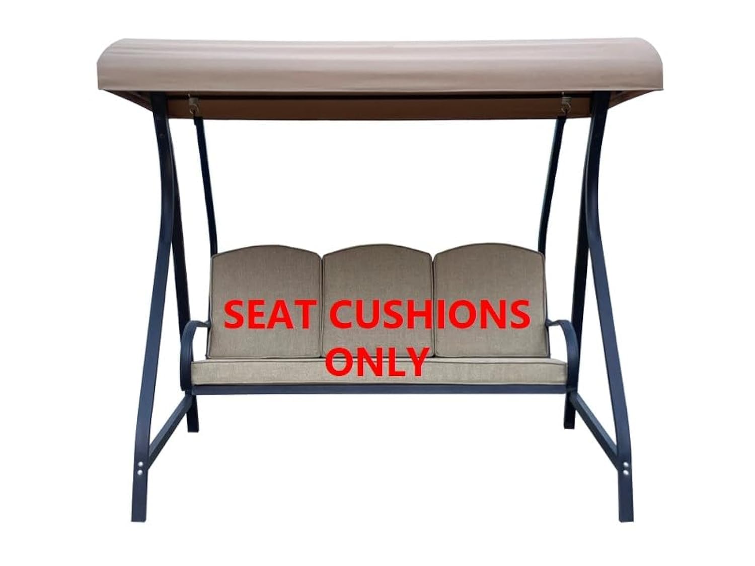 Alisun Replacements For Gt Porch Swing Model #Gcs00229C (Will Not Fit Any Other Swing) (Seat Cushion (Khaki))