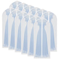 Dress Bags for Hanging Clothes (Set of 12) Breathable Suit Bag Covers with Zip Coat Covers for Closet Garment Bag for Wardrobe S