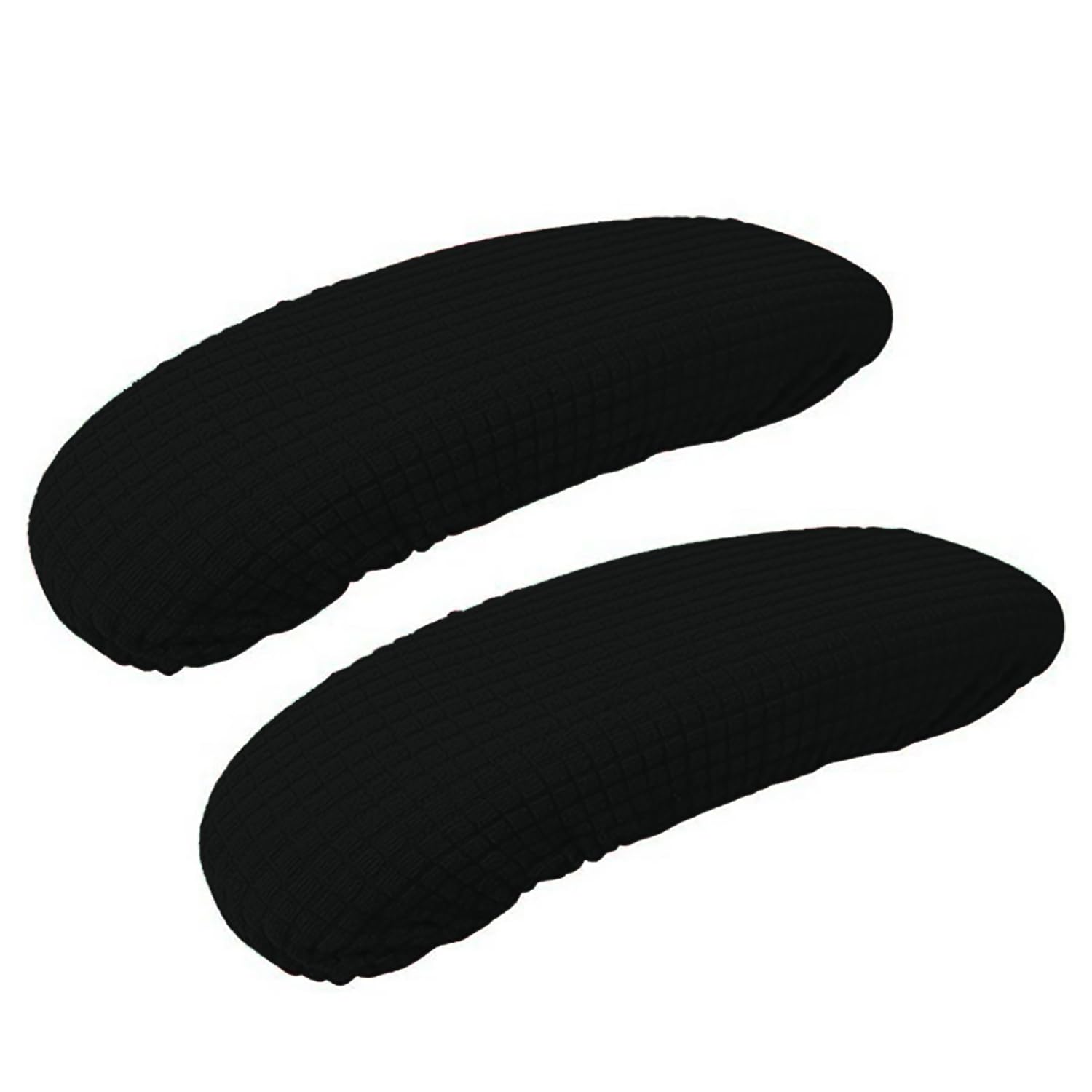 Baidatong Office Chair Armrest Covers,Chair Armrest Cover Universal Fit For Office Chair,Desk Chair, Gaming Chair (Black, 2Pcs/S
