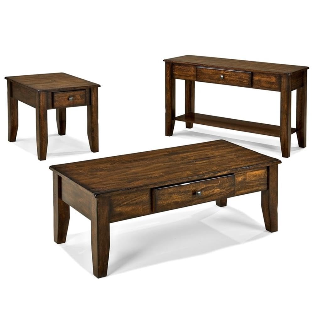 Intercon Kona End Table, Rasin