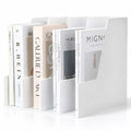 CiWiVOKi Vertical Magazine File Holder, 4 Pack, White