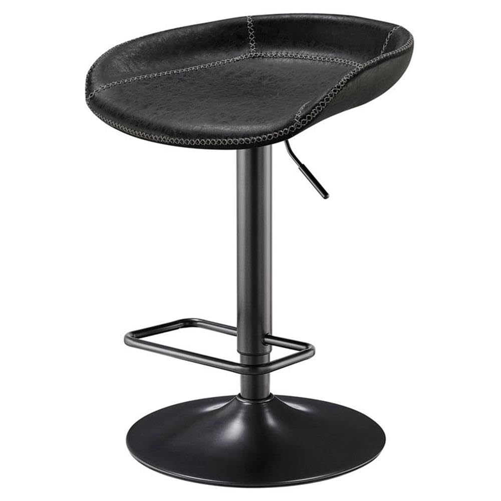 Npd Furniture And More Rogue Pu Leather Gaslift Bar Stool, (Set Of 2)