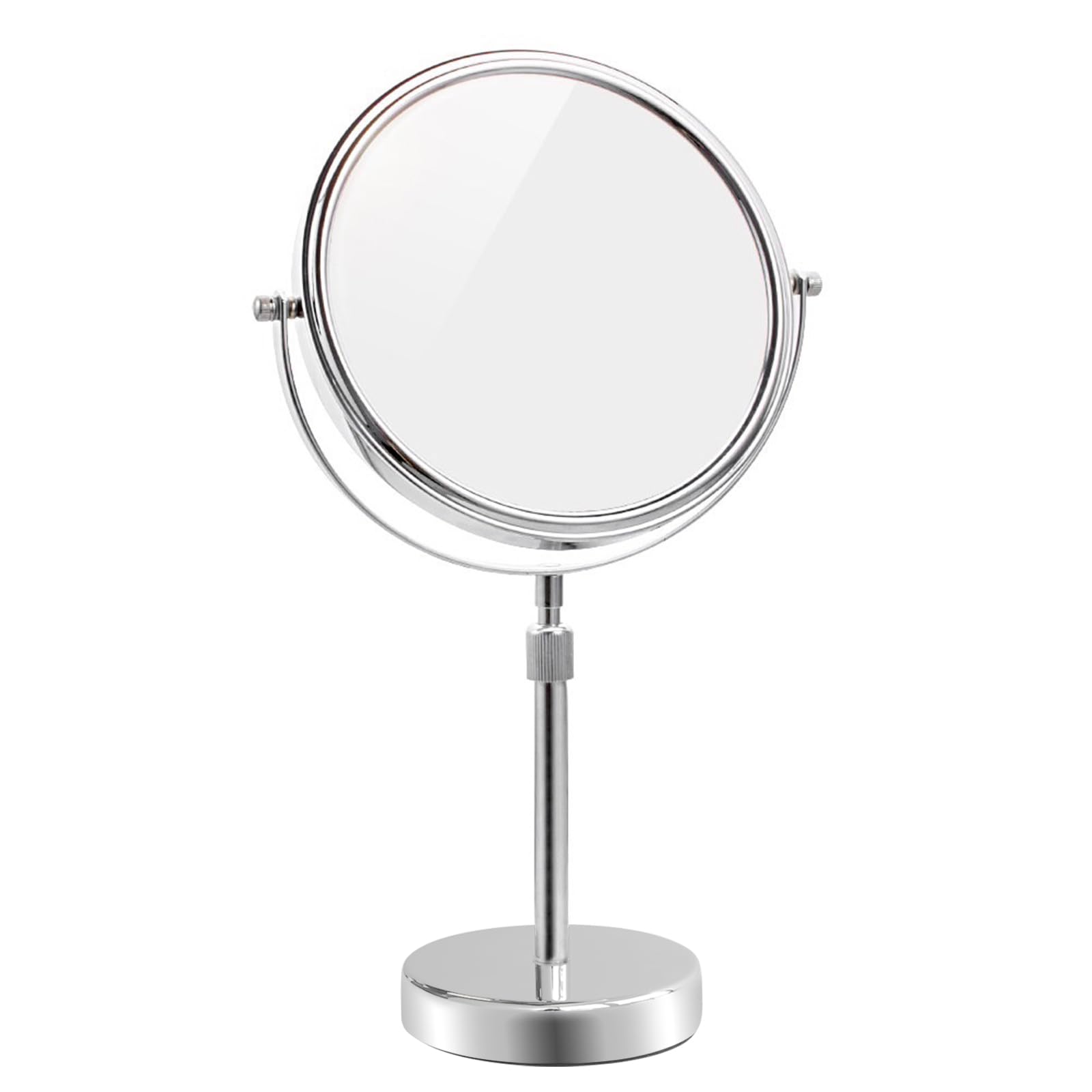 Nicesail Makeup Mirror Tabletop 8 Inch Double-Sided with 7X Magnification, Magnifying Mirror with Pedestal for Shaving Mirror, H