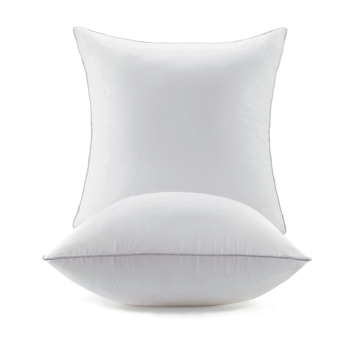 Ichrysania 24X24 Pillow Inserts Set Of 2 With 100% Cotton Cover Couch Pillows Throw Pillow Inserts Sofa Pillows (2, 24X24)
