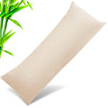 Body Pillow Cases Cover, Bamboo Rayon Body Pillowcases With Zipper Closure, Cooling And Breathable Pillow Case For Hot Sleepers